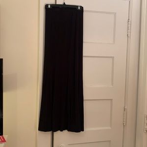 Black maxi skirt